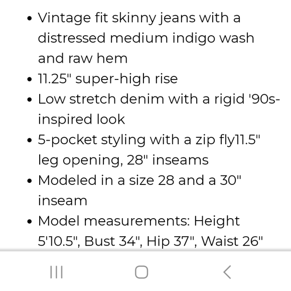 Silver Frisco High-rise Skinny Jeans Size 29 Indigo - Picture 7 of 14